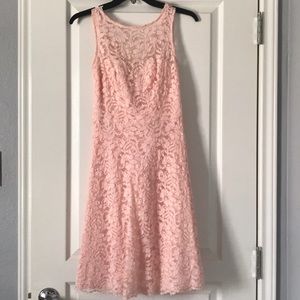 New Blush Pink Lace Dress